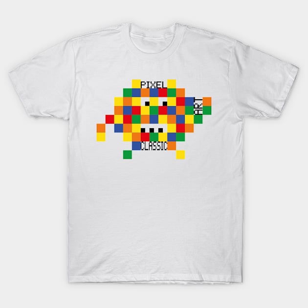 Pixel-Rubik_for_light_background T-Shirt by elz64